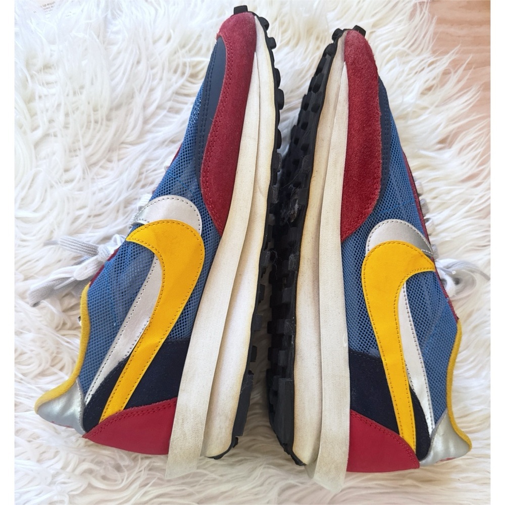 Limited Edition sacai x Nike LDWaffle Varsity Blue Colonlock Sneakers Shoes 10.5 - Picture 9 of 13